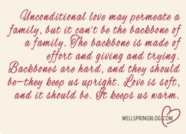 unconditional love quote